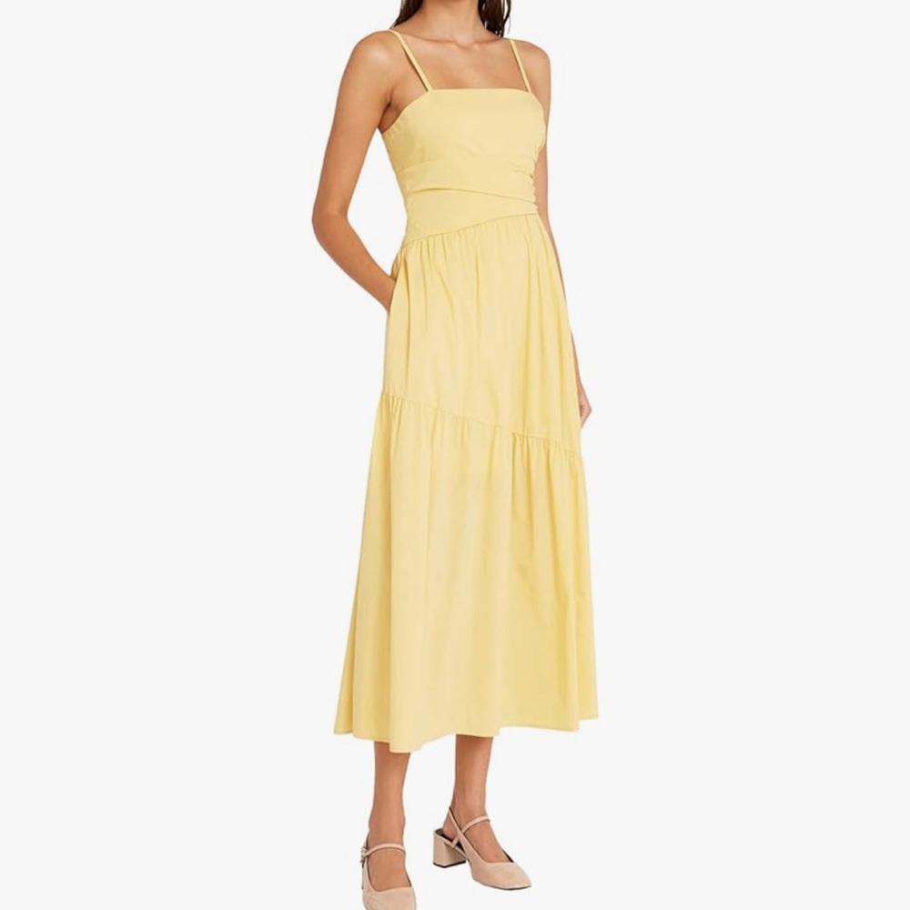 NWT Luxely spaghetti strap midi dress